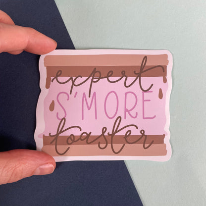 Expert S'more Toaster Vinyl Sticker And Hope Designs stickers