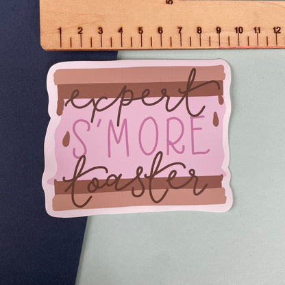 Expert S'more Toaster Vinyl Sticker And Hope Designs stickers