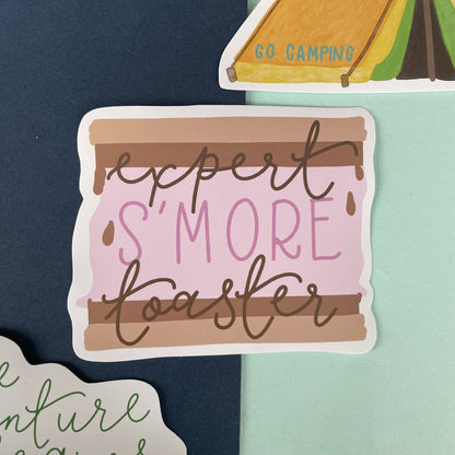 Expert S'more Toaster Vinyl Sticker And Hope Designs stickers