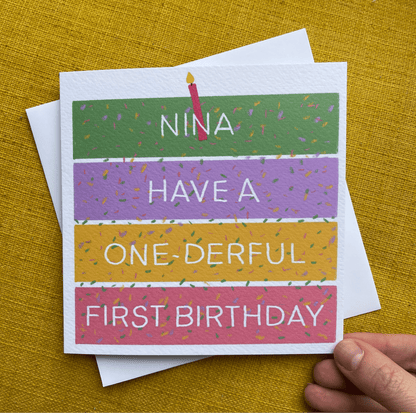 First Birthday Card And Hope Designs Cards