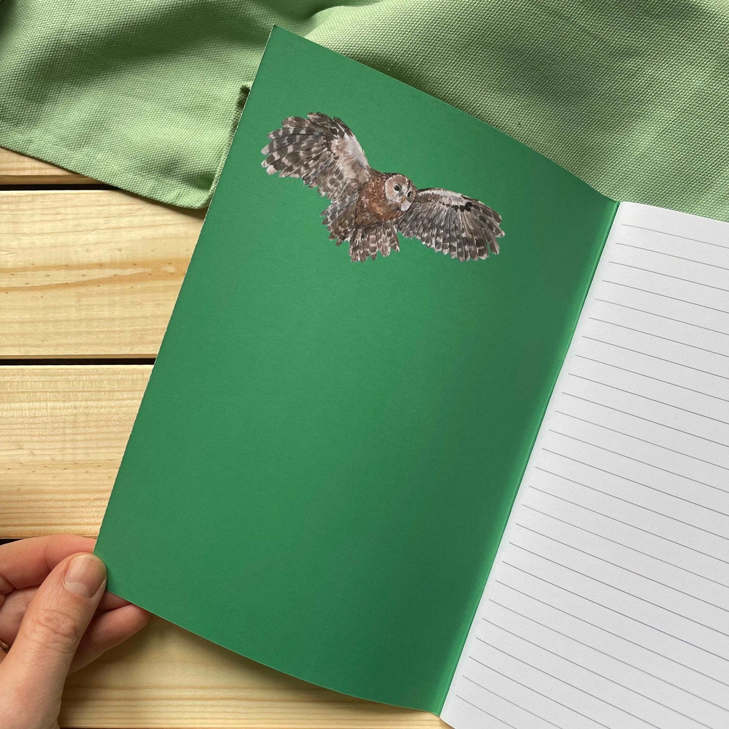 Forest friends A5 lined notebook And Hope Designs Notebook