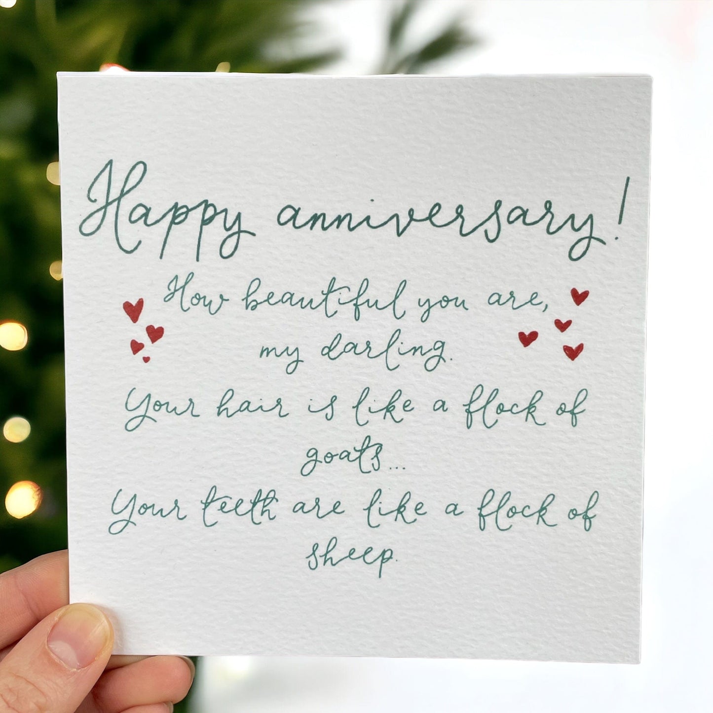 Funny Christian anniversary card for wife And Hope Designs Greeting & Note Cards