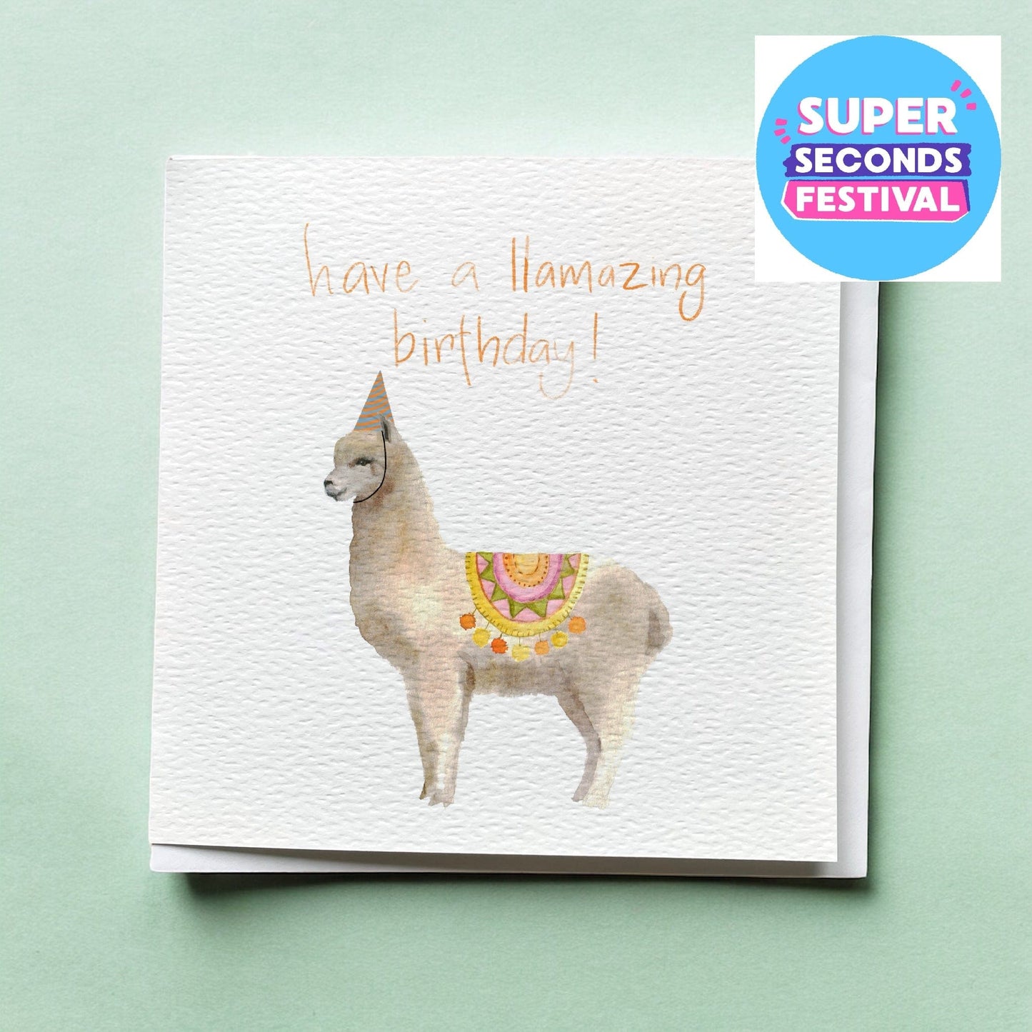 Funny pun llama birthday card And Hope Designs Cards