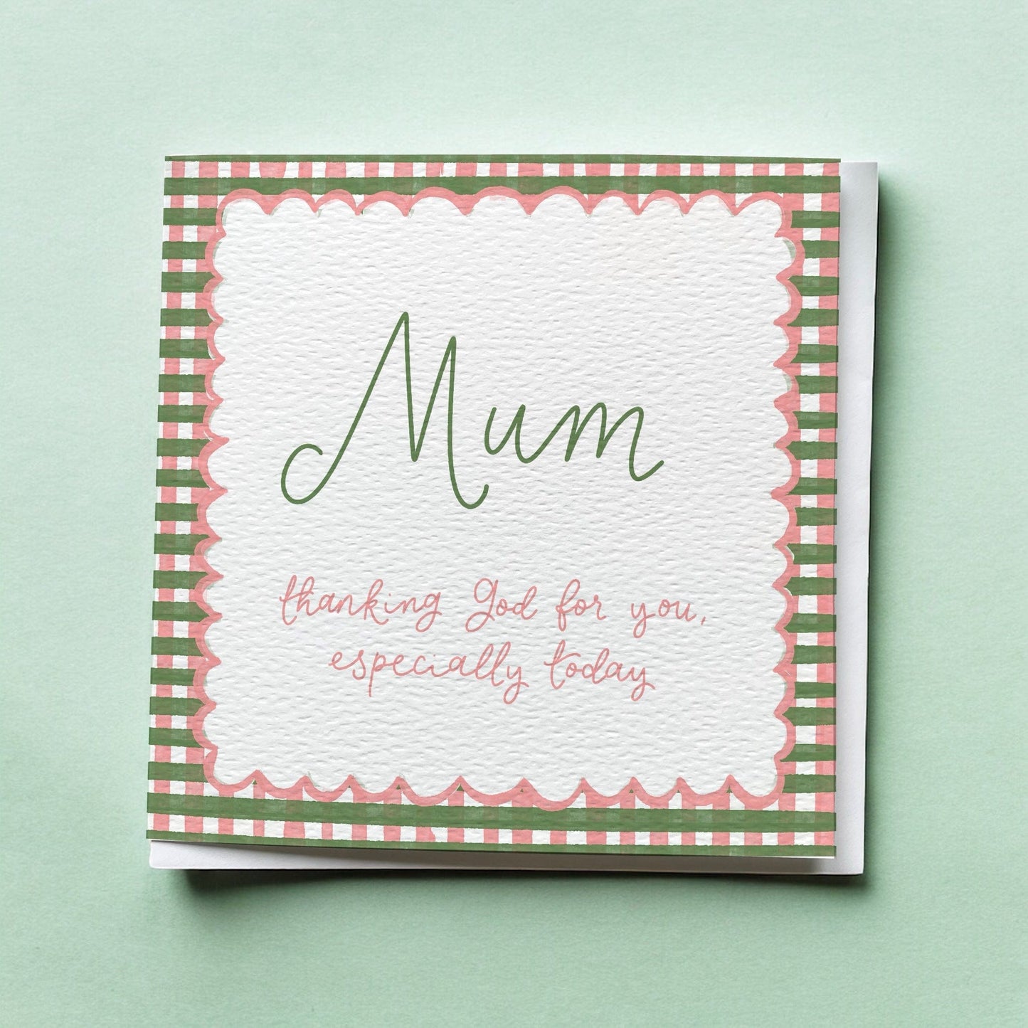 Gingham Christian Mother’s Day Card And Hope Designs Cards