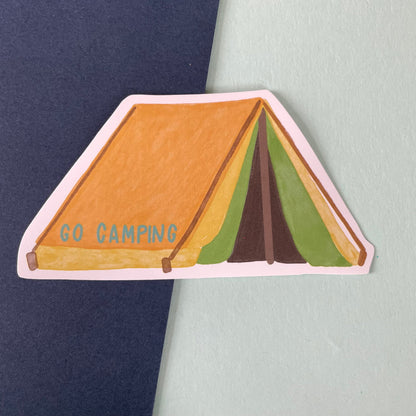 Go Camping Tent Vinyl Sticker And Hope Designs stickers