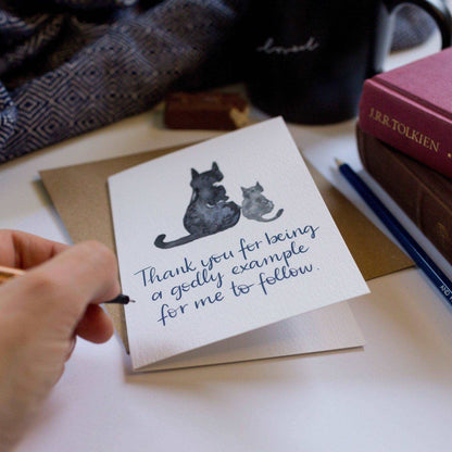 Godly example cat card And Hope Designs Cards