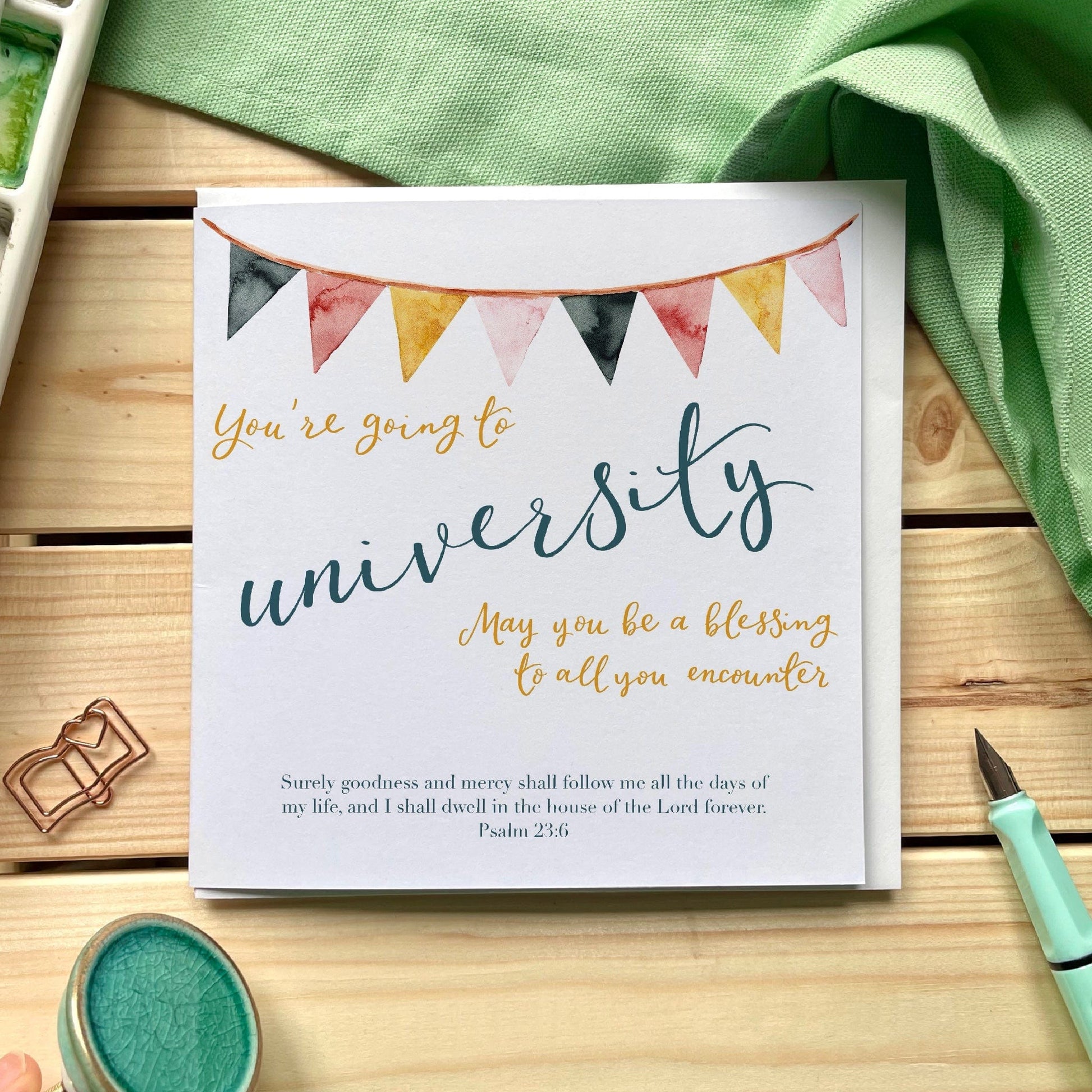 Going to university Christian card And Hope Designs Cards