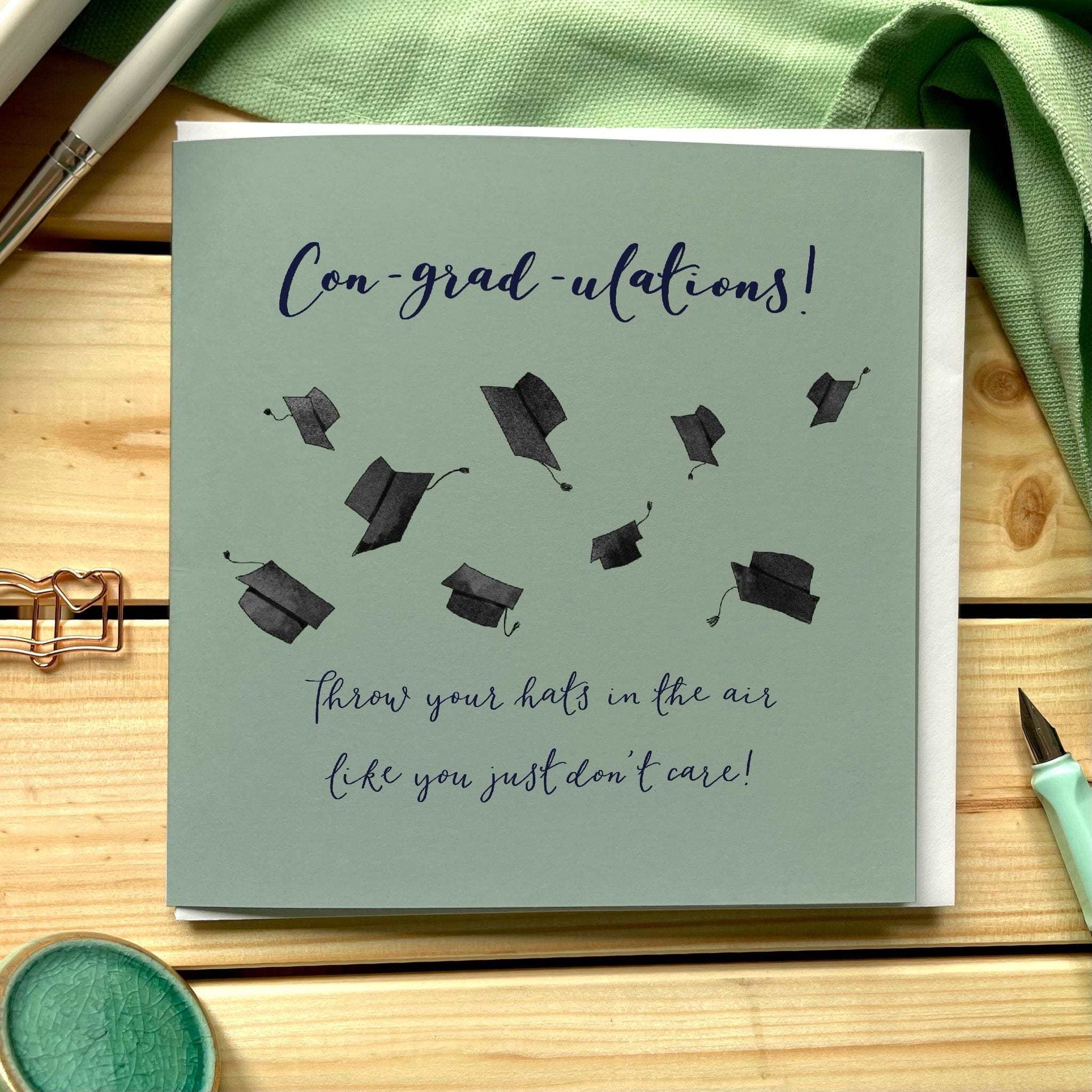 Graduation card - con-grad-ulations And Hope Designs Cards