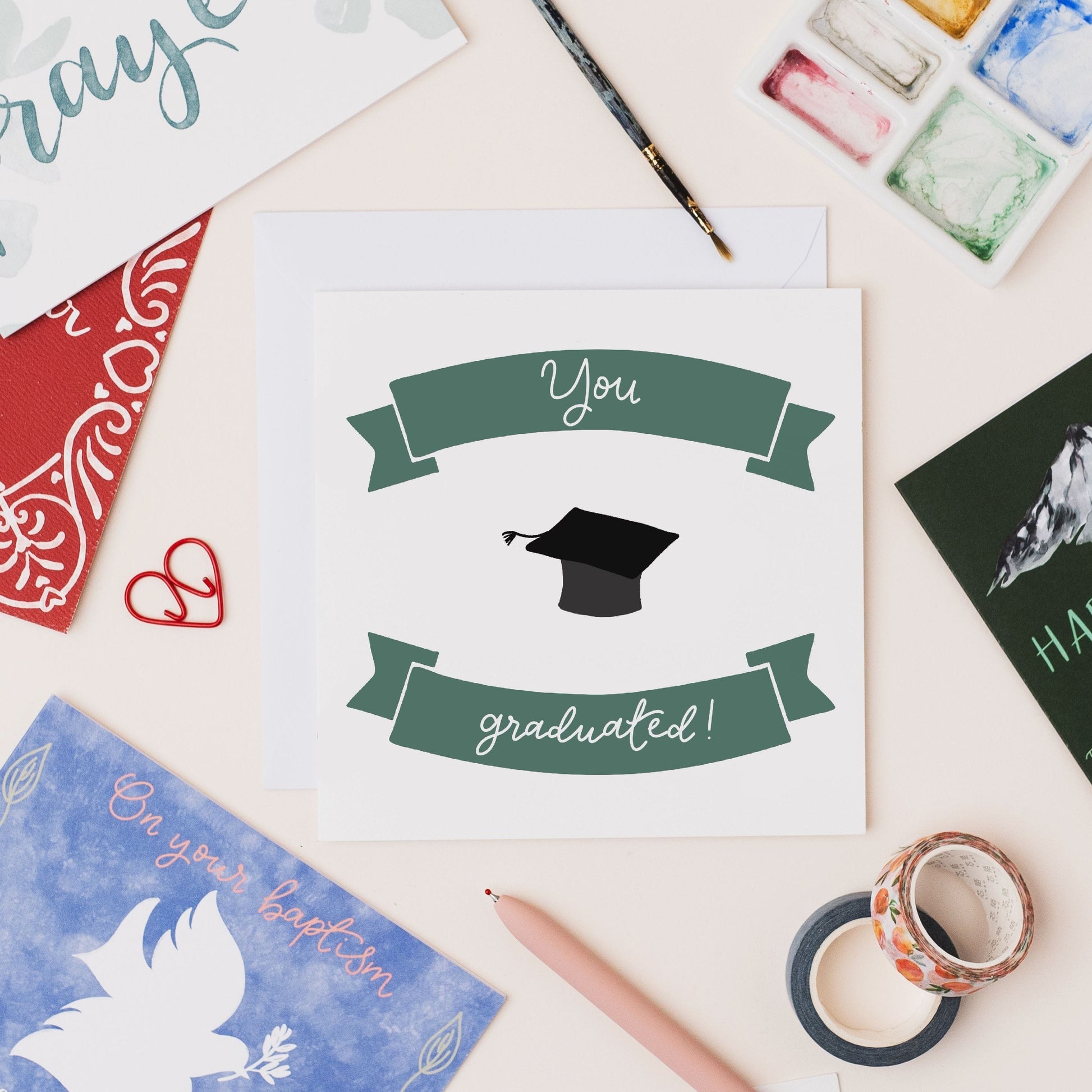 Graduation Card - You Graduated! And Hope Designs