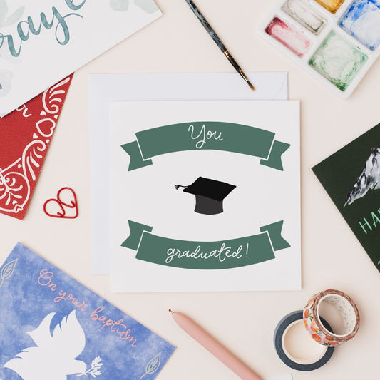Graduation Card - You Graduated! And Hope Designs