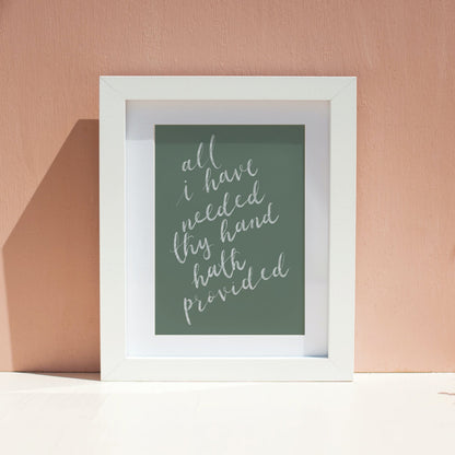 Great is Thy Faithfulness Christian Print And Hope Designs
