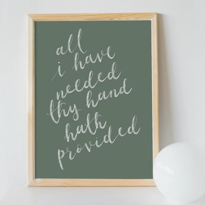 Great is Thy Faithfulness Christian Print And Hope Designs