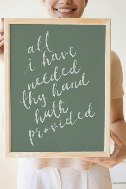 Great is Thy Faithfulness Christian Print And Hope Designs Print