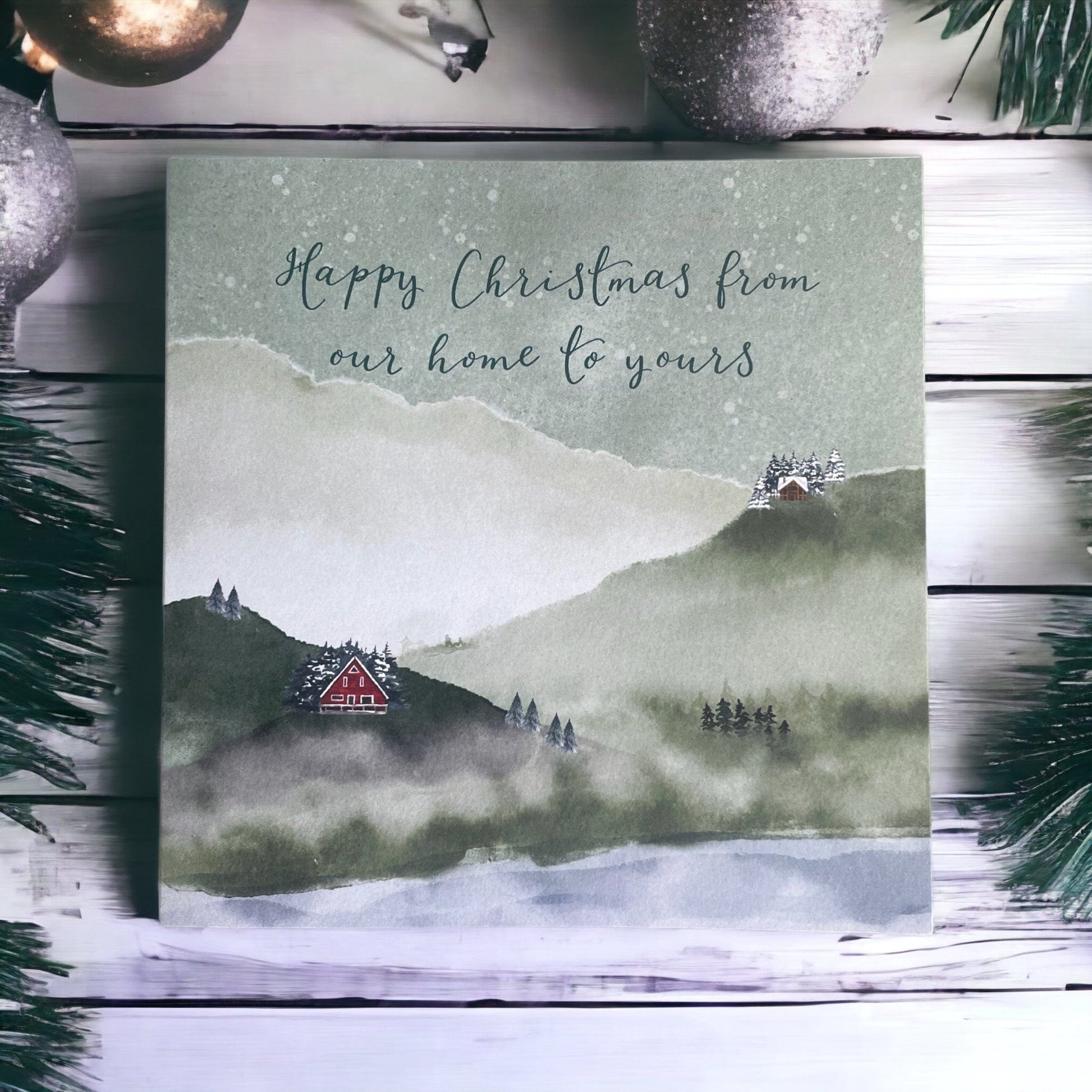 Happy Christmas from our home to yours And Hope Designs Cards