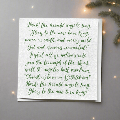 Hark the Herald Angels Sing Christian Christmas Card Pack And Hope Designs Cards