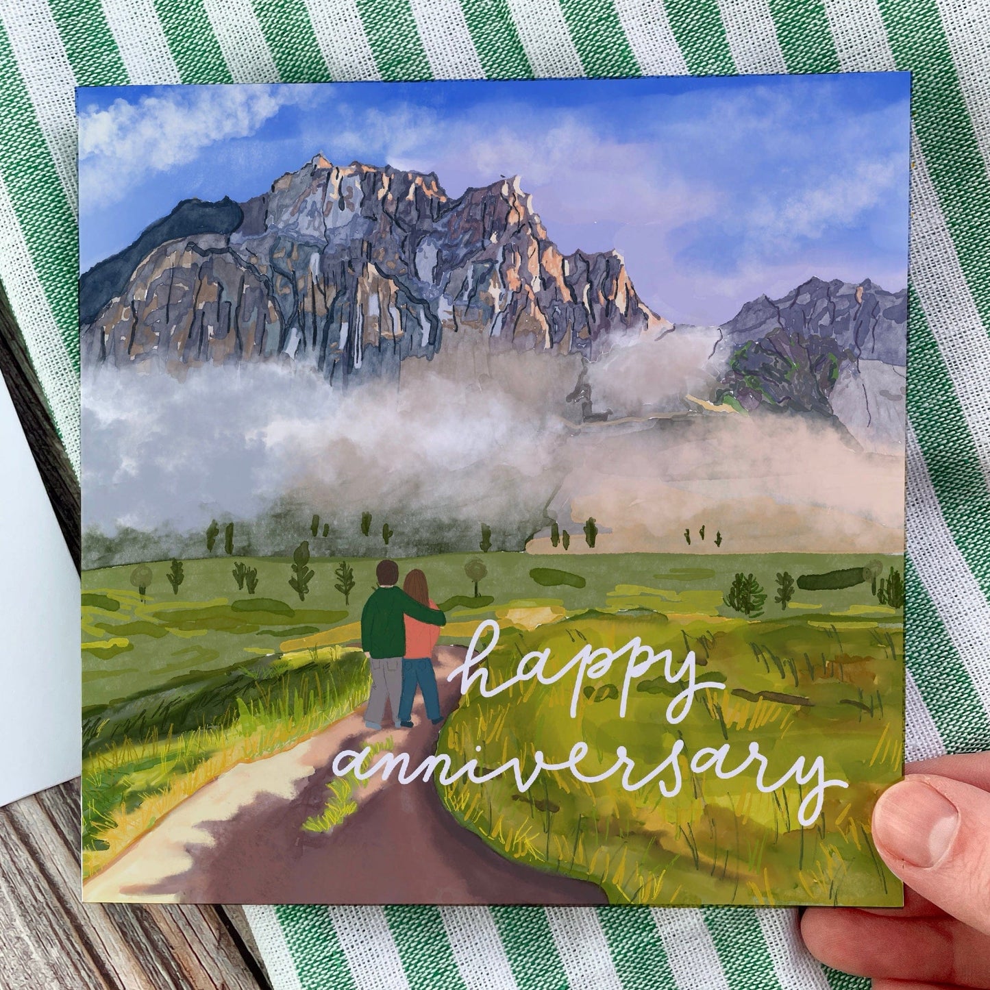 Hiking Anniversary Card And Hope Designs Cards