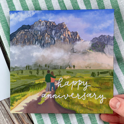 Hiking Anniversary Card And Hope Designs Cards