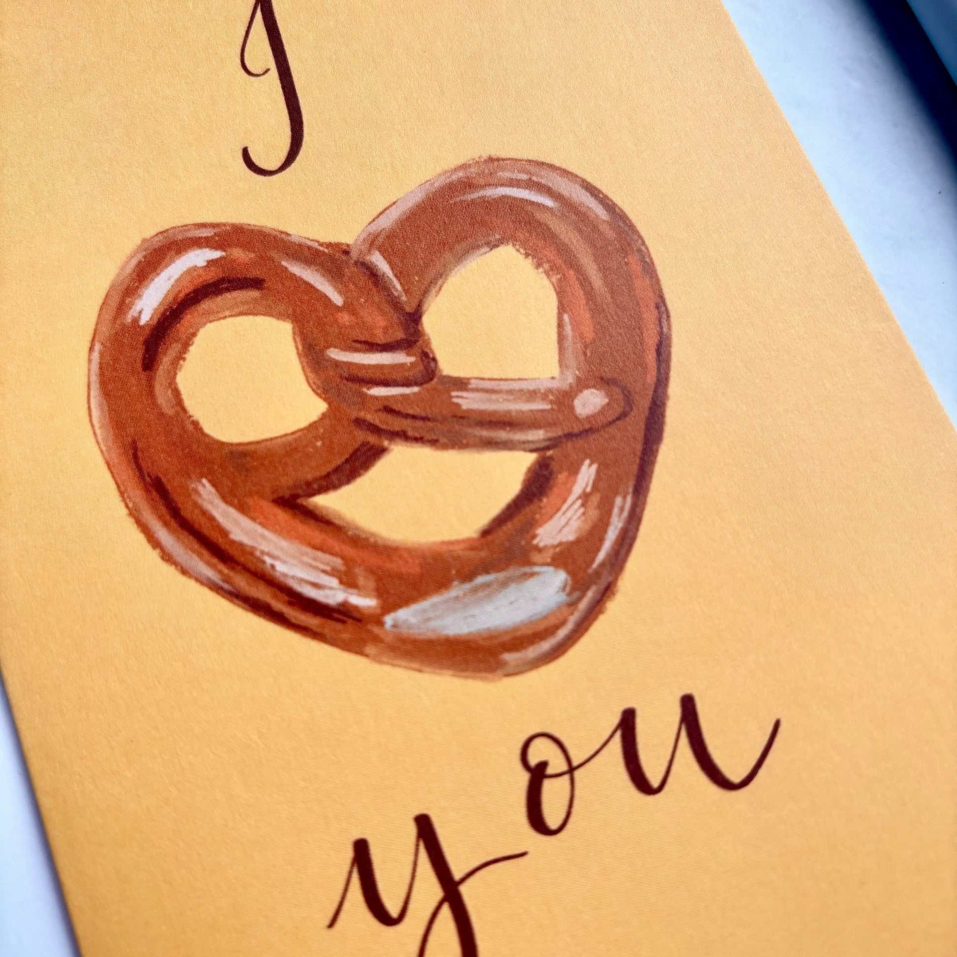 I Heart You Pretzel Card And Hope Designs Cards