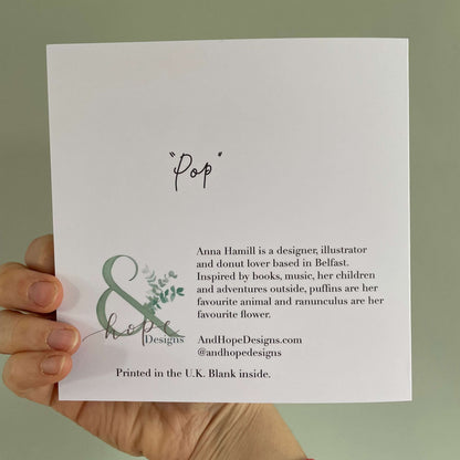 I'm so proud of you I could pop greeting card And Hope Designs Cards