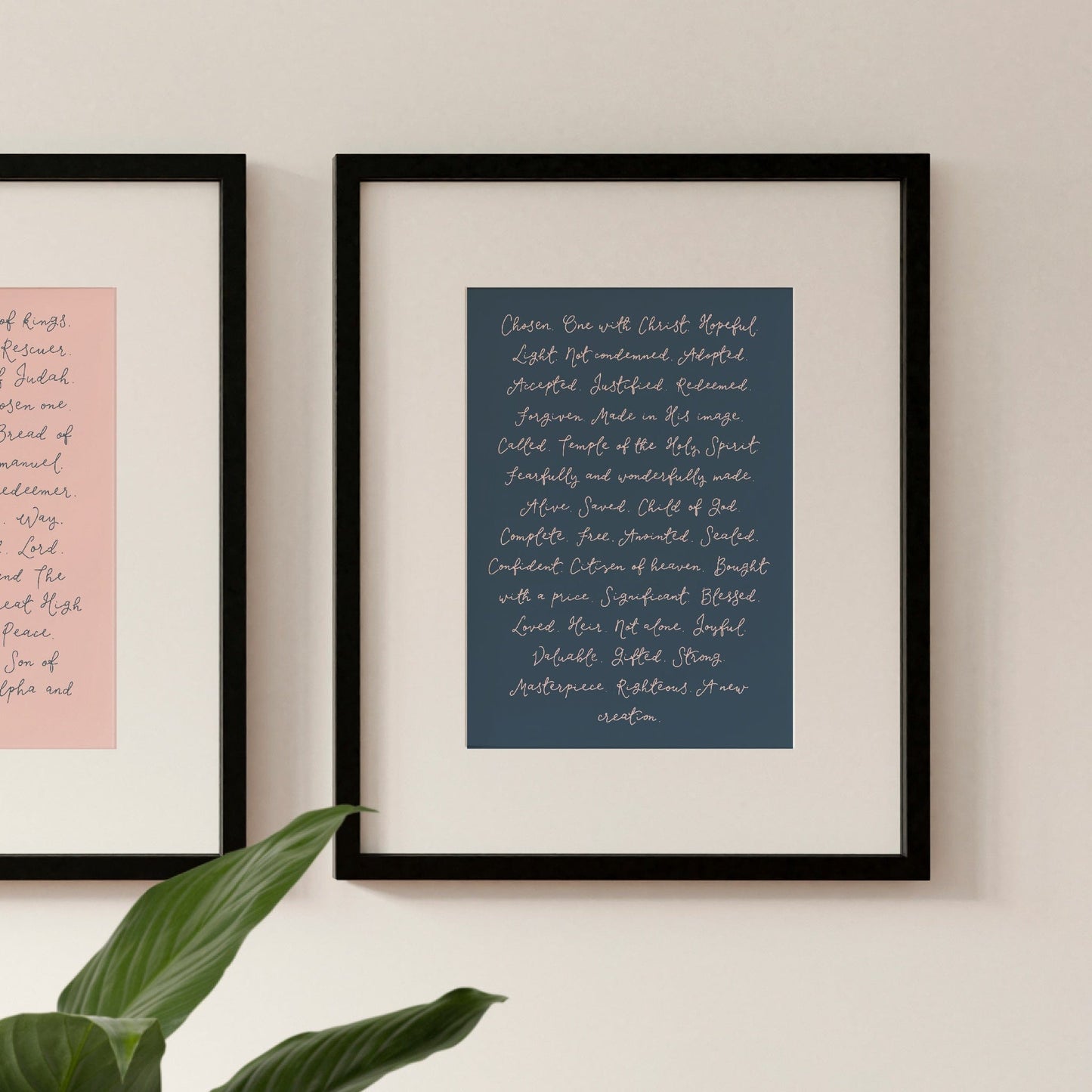 Identity in Christ wall art print And Hope Designs Print