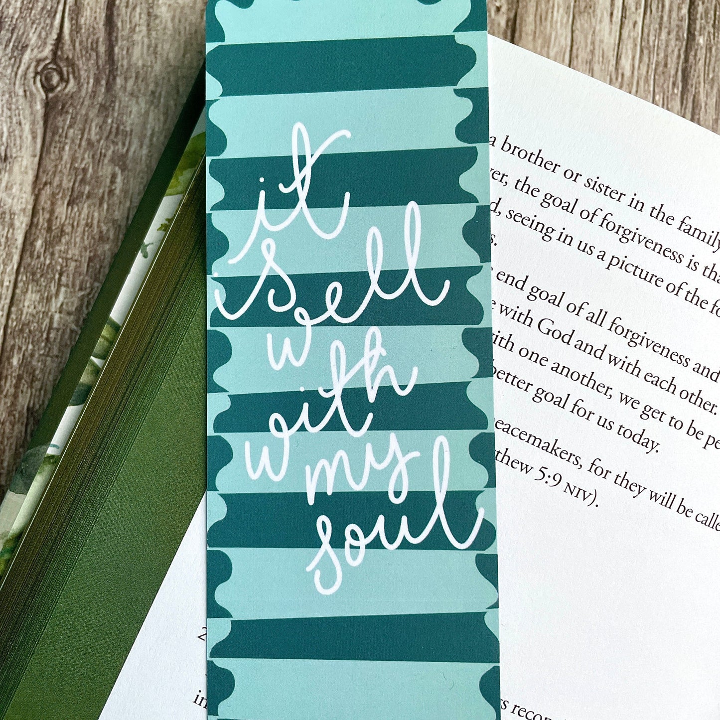 It Is Well With My Soul Christian Bookmark And Hope Designs Bookmark