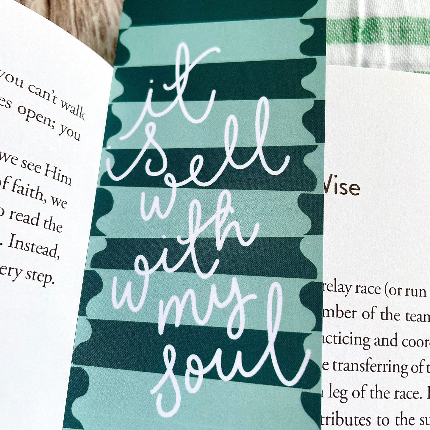 It Is Well With My Soul Christian Bookmark And Hope Designs Bookmark