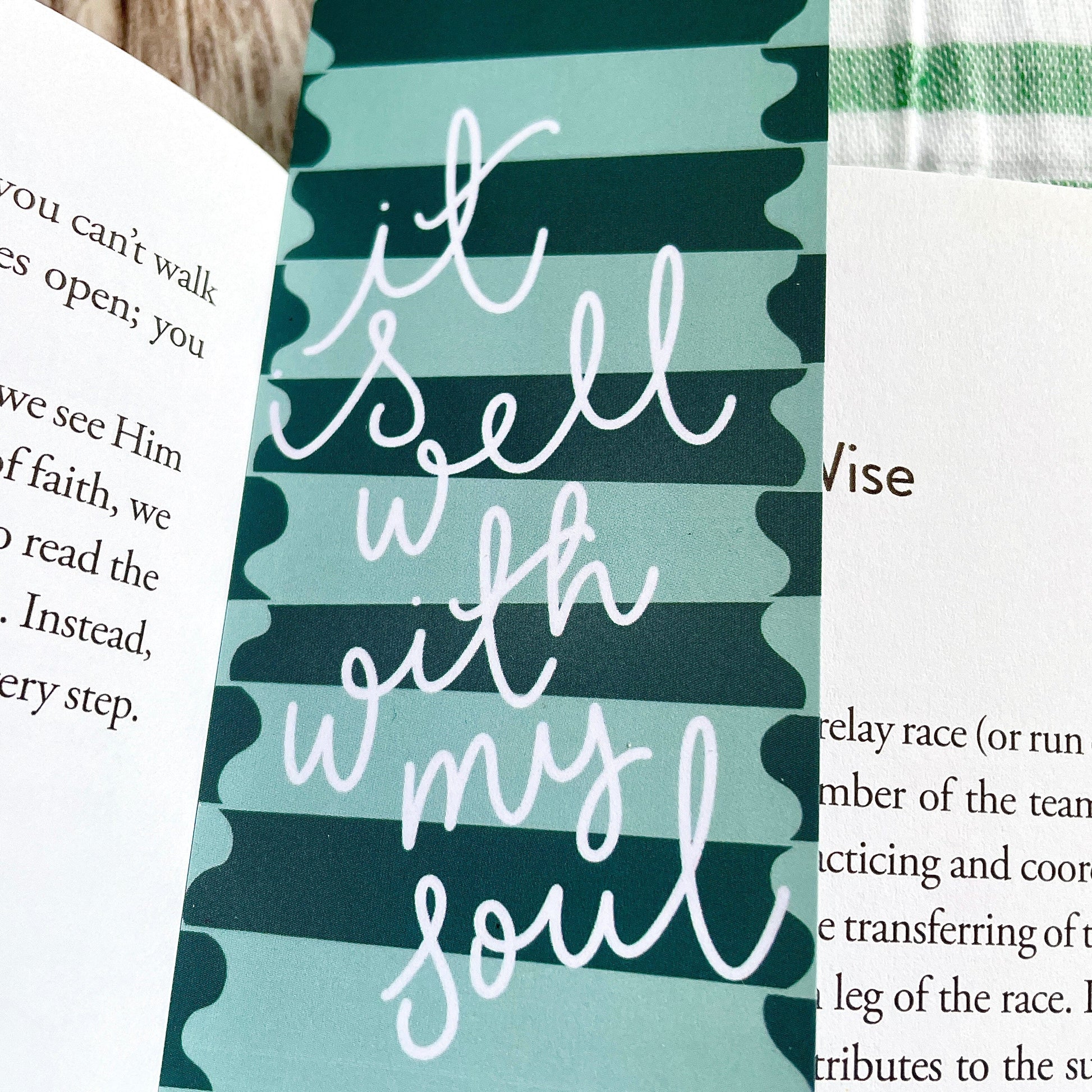 It Is Well With My Soul Christian Bookmark And Hope Designs Bookmark