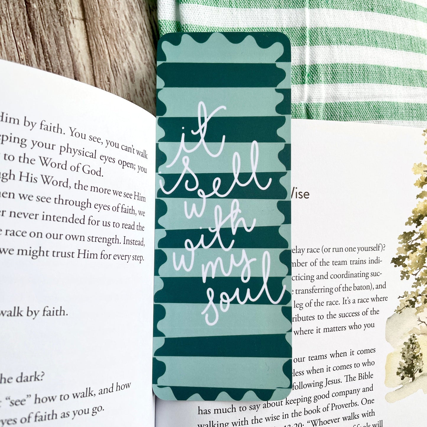 It Is Well With My Soul Christian Bookmark And Hope Designs Bookmark