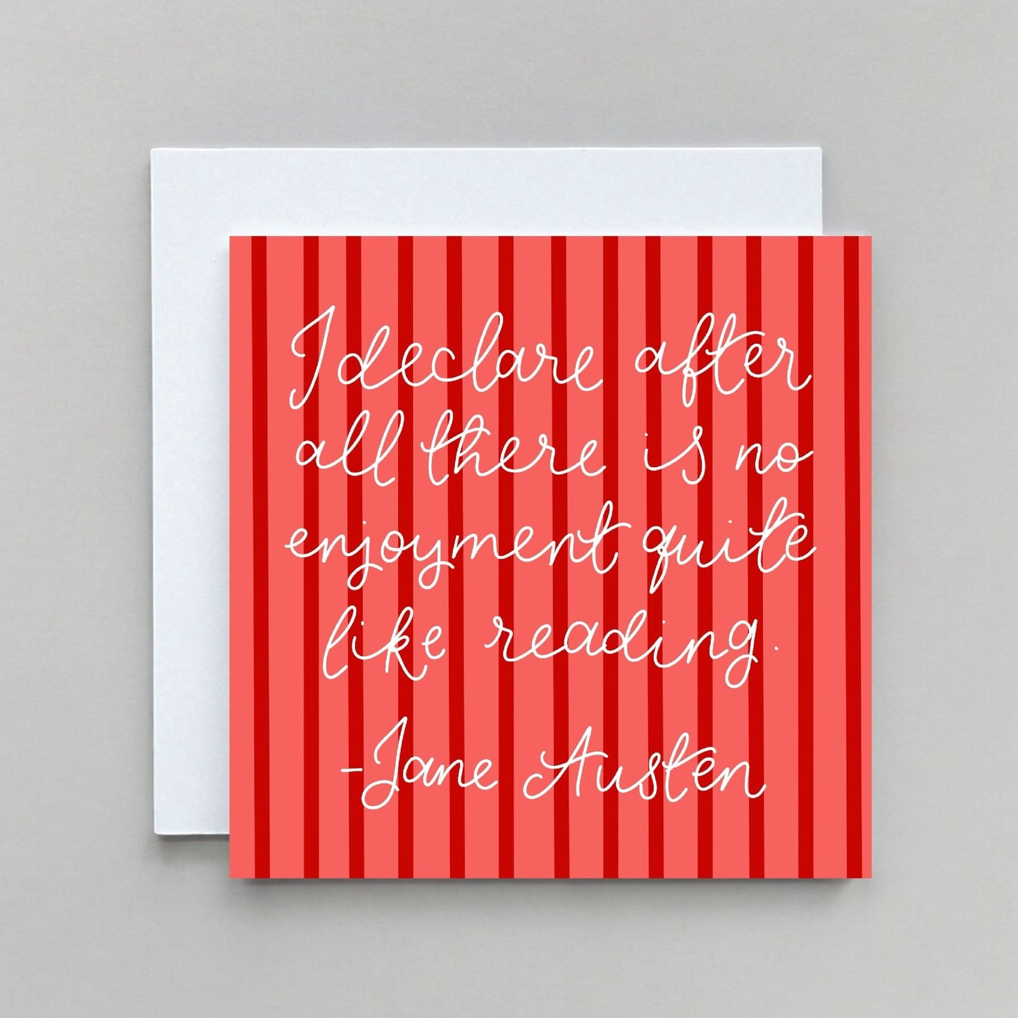 Jane Austen literary quote card And Hope Designs Cards