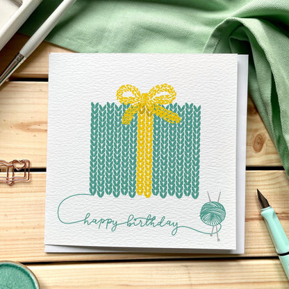 Knitter’s Birthday Card And Hope Designs