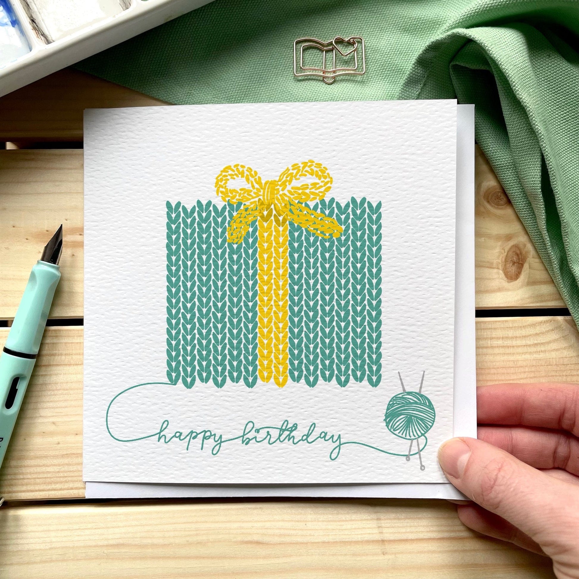 Knitter’s Birthday Card And Hope Designs