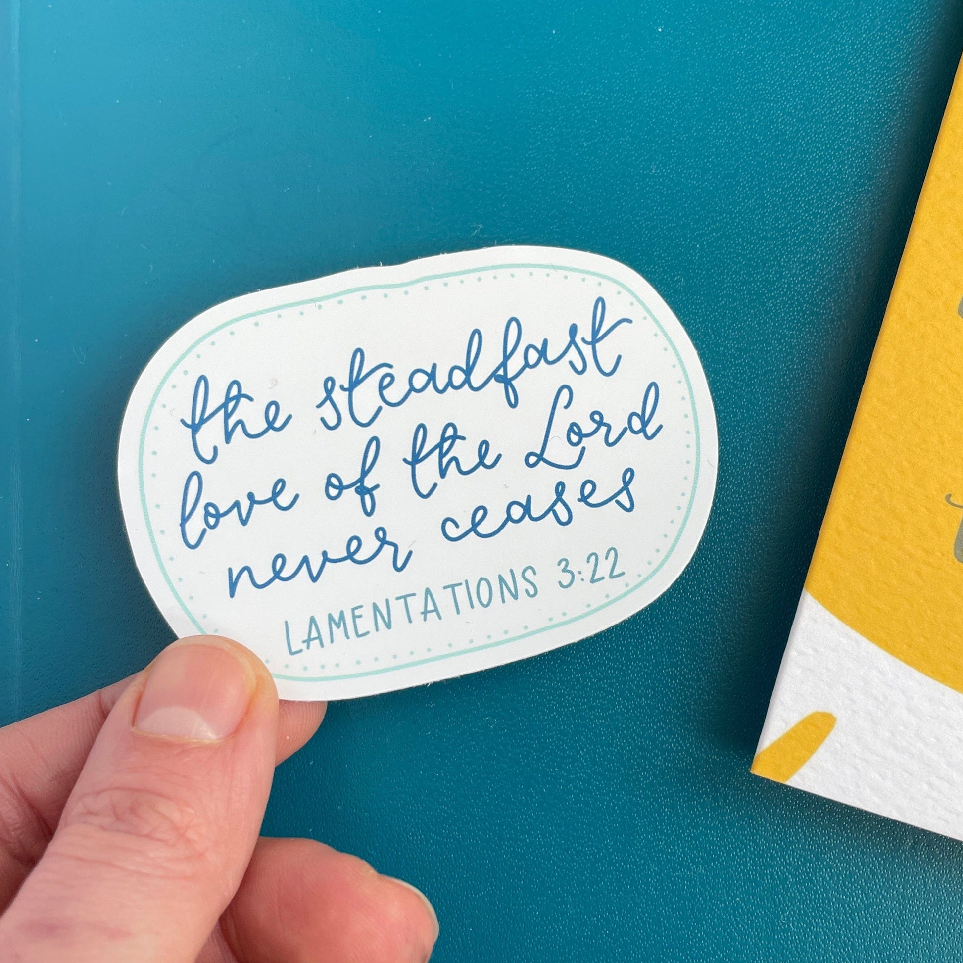 Lamentations 3:22 Vinyl Sticker And Hope Designs stickers