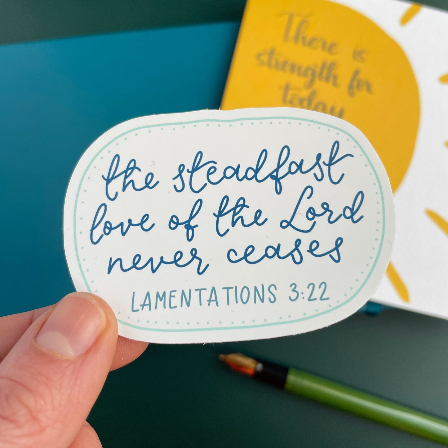 Lamentations 3:22 Vinyl Sticker And Hope Designs stickers