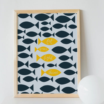 Let your light shine Print And Hope Designs Print