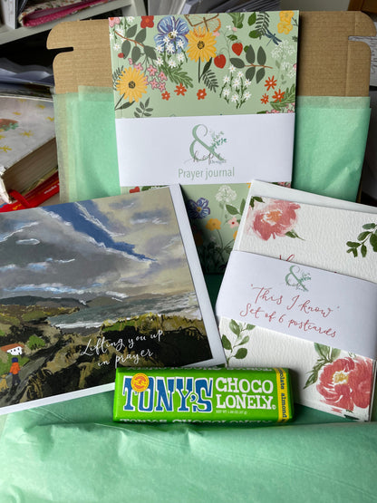 Letterbox gift with Christian journal Card number - specify And Hope Designs Letterbox Gift