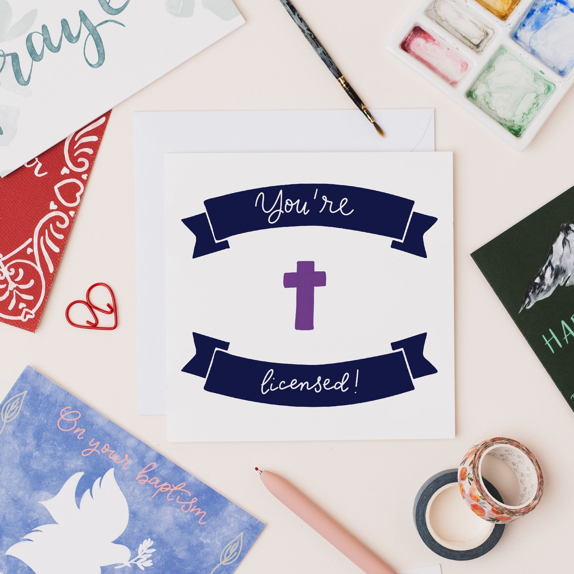 Licensing Card - You’re Licensed! And Hope Designs Cards
