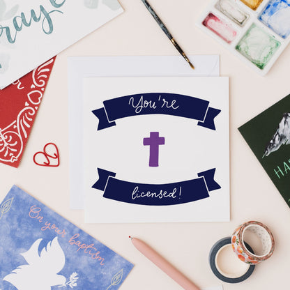 Licensing Card - You’re Licensed! And Hope Designs Cards