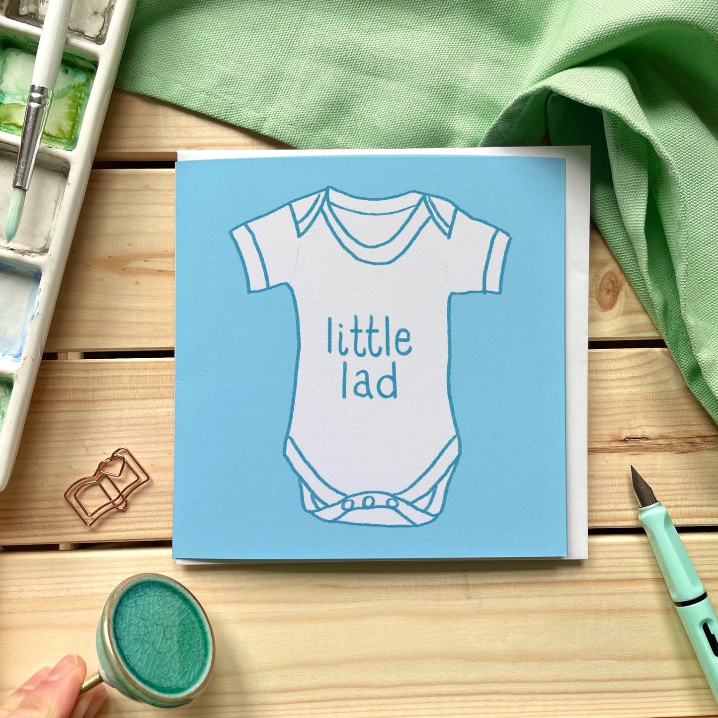 Little Lad Newborn Card For Boys And Hope Designs Cards