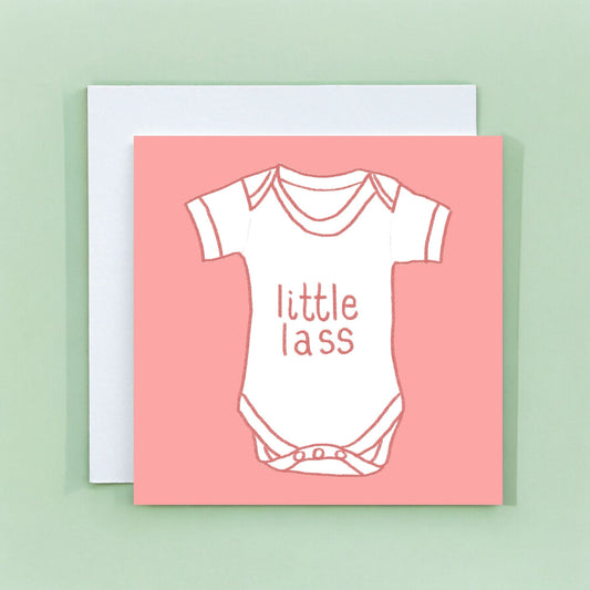 Little Lass New Baby Girl Card And Hope Designs Cards