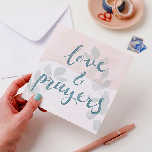 Love & Prayers Greeting Card And Hope Designs Cards