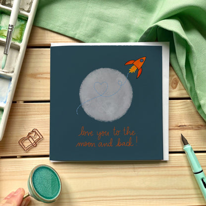 Love You To The Moon And Back Card And Hope Designs Cards