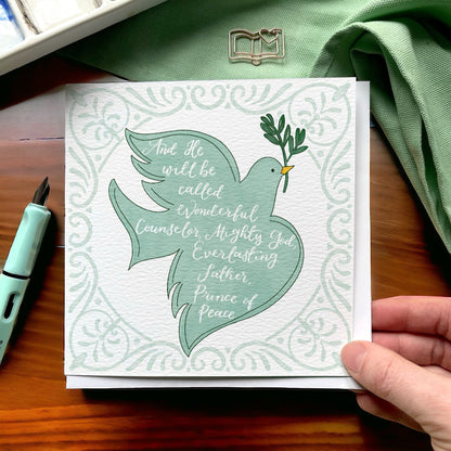 Names of Jesus Dove Christian Christmas Card Pack And Hope Designs Cards