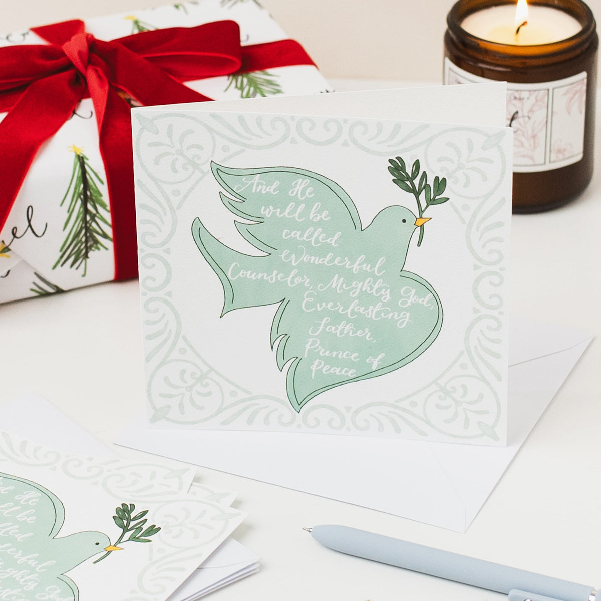 Names of Jesus Dove Christian Christmas Card Pack And Hope Designs Cards