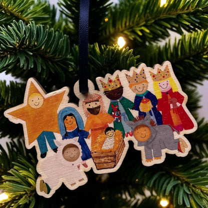 Nativity Christian Christmas Decoration And Hope Designs Baubles