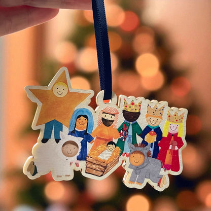 Nativity Christian Christmas Decoration And Hope Designs Baubles