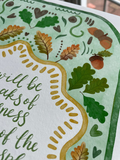 Oaks of Righteousness Christian Wall Print And Hope Designs Print