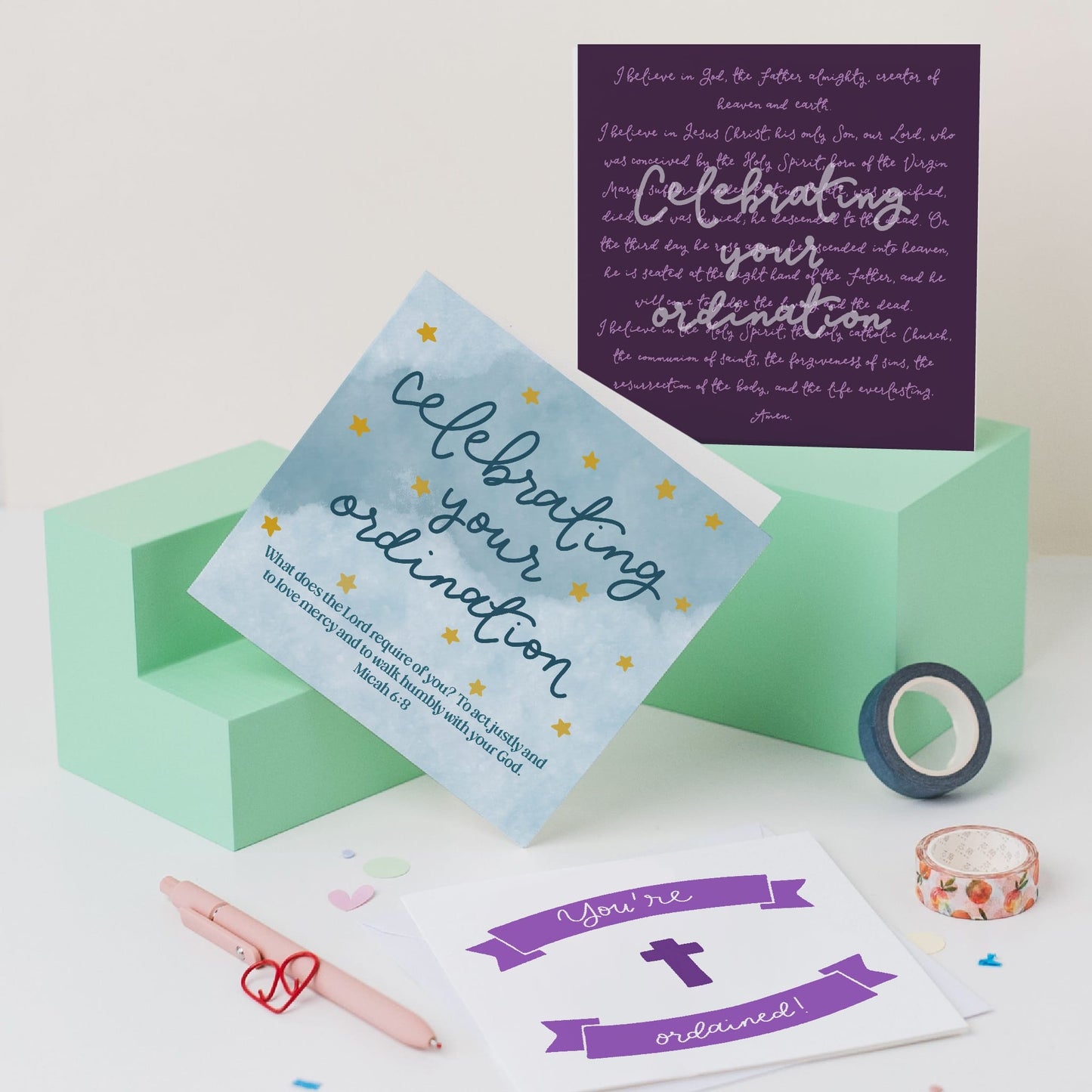Ordination Card - Apostles Creed And Hope Designs Greeting & Note Cards