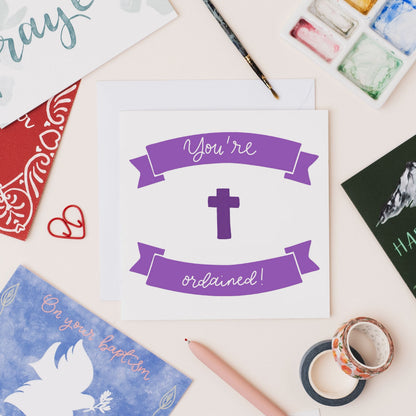 Ordination Card - You’re Ordained! And Hope Designs