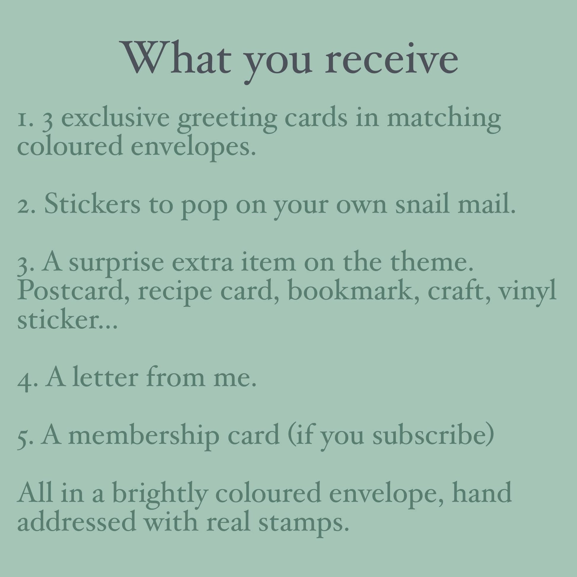 Paper & Joy - Snail Mail Club And Hope Designs