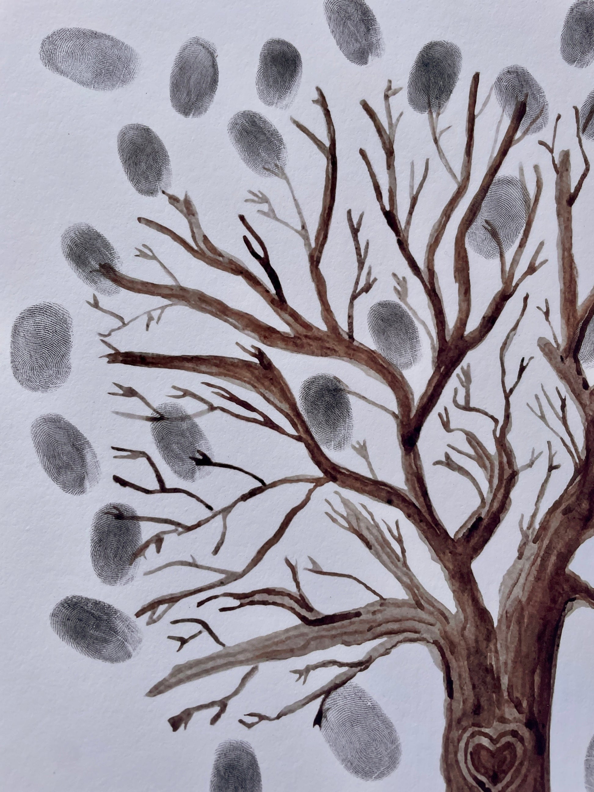 Personalised alternative wedding guest book And Hope Designs Commission